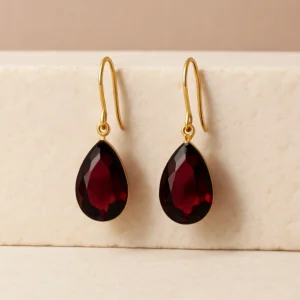 Garnet Glass Drops